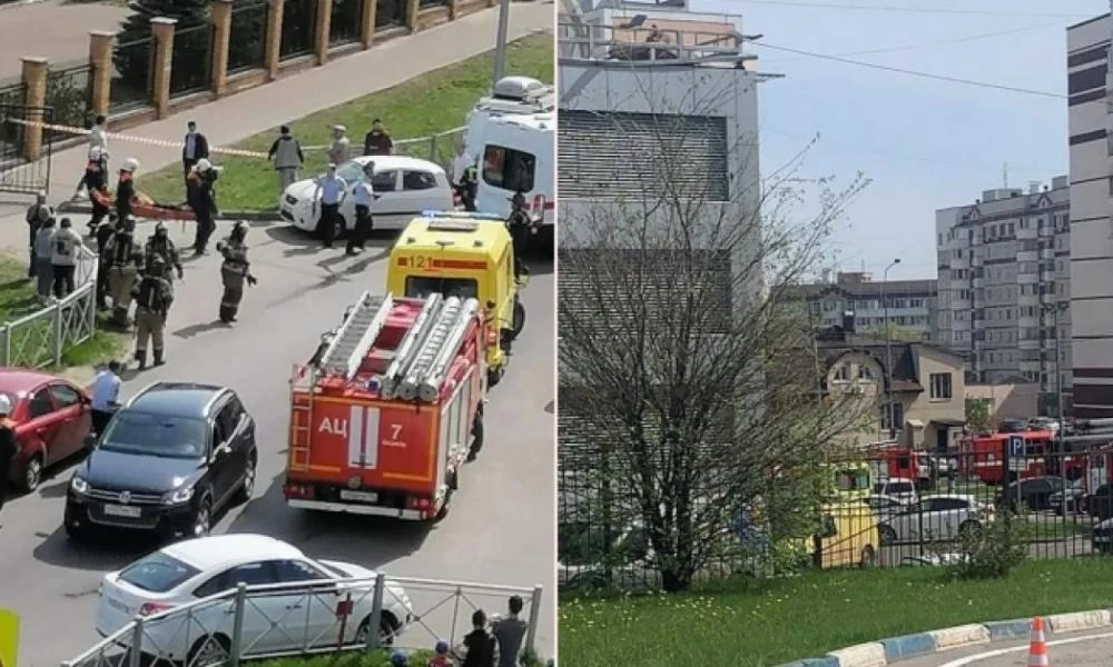 Ρωσία: Παιδιά πηδούν από τα παράθυρα του σχολείου για να σωθούν